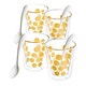 image 1 of Zak Double Wall Espresso Cup Set with Spoon - 200ml