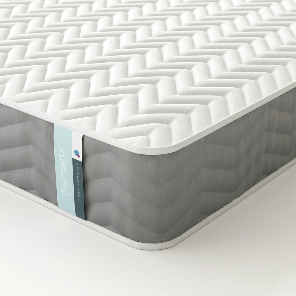image 1 of Summerby Sleep Double Three Zone Memory Foam and Coil Sprung Hybrid Mattress