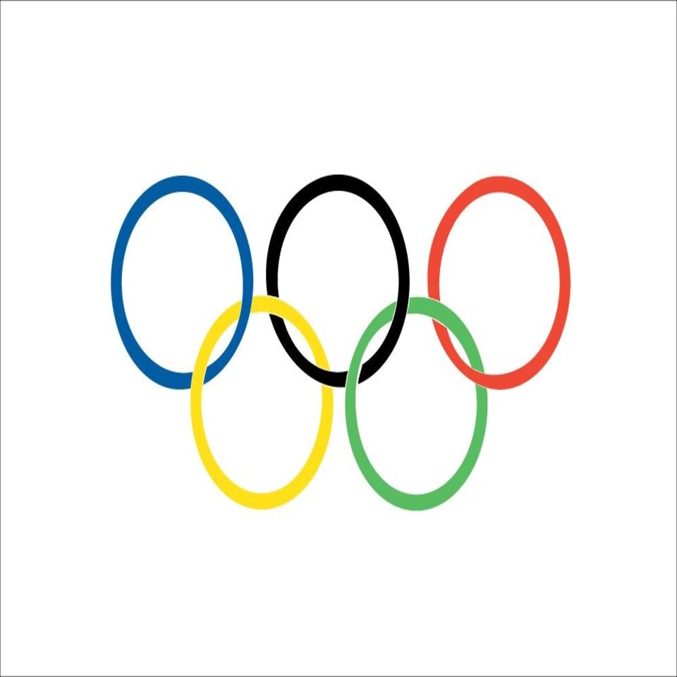 image 1 of Olympic Flag 5x3ft With Eyelets Multi