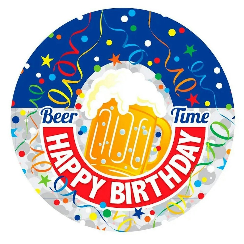 Unisex Adult Jumbo Happy Birthday Badge - Multicoloured - One Size