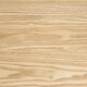 image 6 of OHS Ribbed Round Oval Home Living Room Modern Decor Coffee Side End Table Brown | Light Wood