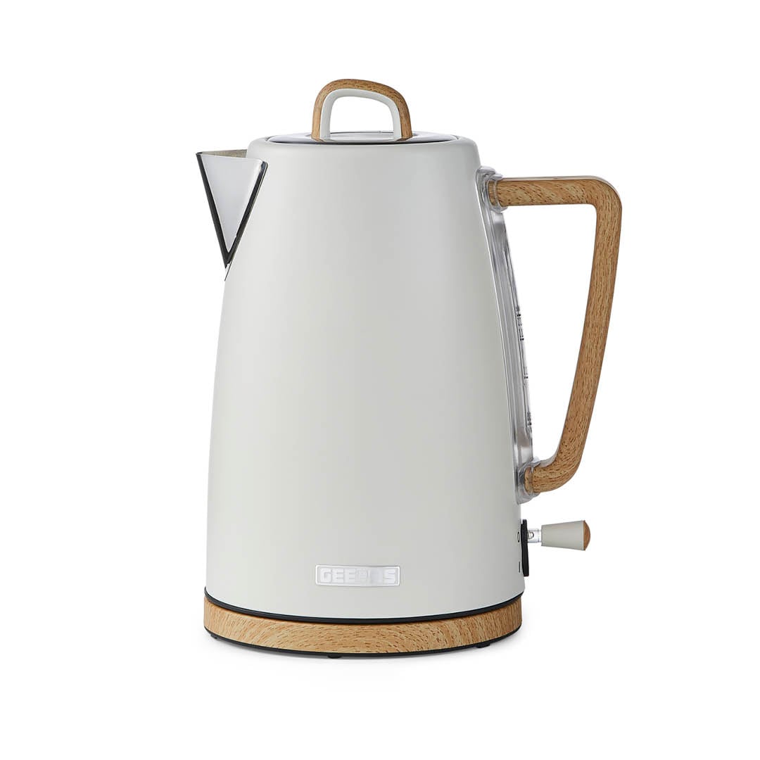 GEEPAS NordiQ 1.7L Electric Kettle 3000W, Cream