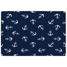 Anchors On Navy Rug | Multi