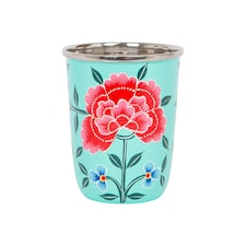 BillyCan Hand-Painted Picnic Cup - 300ml - Mint Peony Green