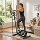 image 2 of SPORTNOW Quiet Magnetic Elliptical Cross Trainer with Bluetooth