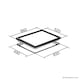 image 5 of SIA INDH90BL 86cm Black Touch Control 5 Zone Induction Hob With Child lock