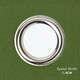 image 3 of Homescapes Cotton Plain Dark Olive Green Ready Made Eyelet Curtain Pair - 137 x 182 cm Green