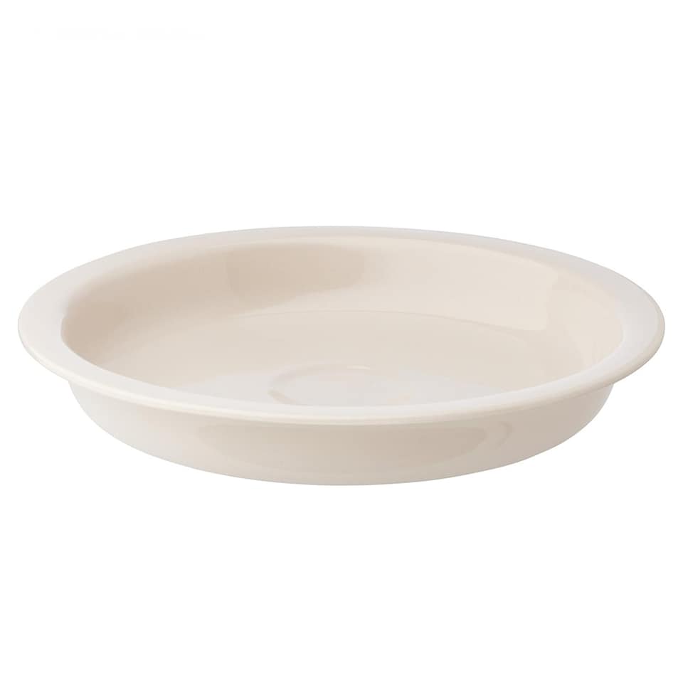 Pie Dish: 30cm x 23cm Wade Round Pie Dish, Ceramic