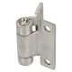 image 3 of Stainless Steel Hinge Heavy Duty 58x59mm Industrial Door Hatch Locker 2PK | Silver