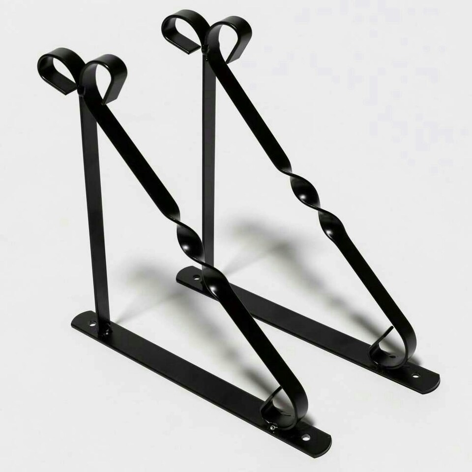 image 1 of Primrose Simple Hanging Basket Bracket Hook Wall Hanging Brackets 25cm
