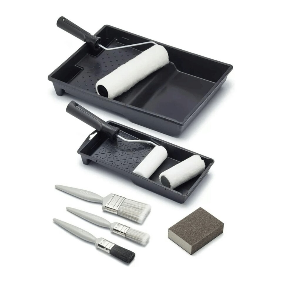 image 1 of Harris 11-Piece Paint Roller & Brush Set – Complete Decorating Kit