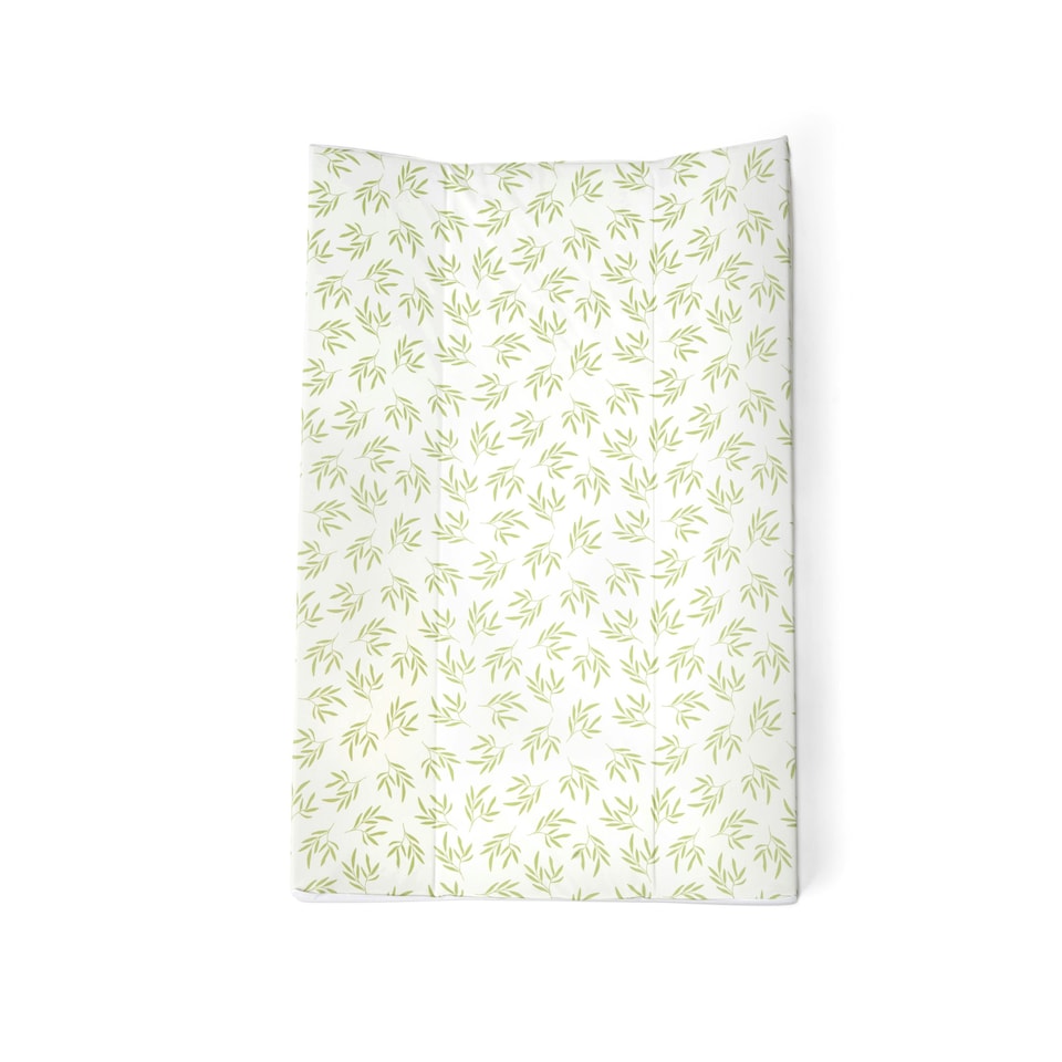image 1 of Clair de Lune Leaf Anti-Roll Wedge Baby Changing Mat