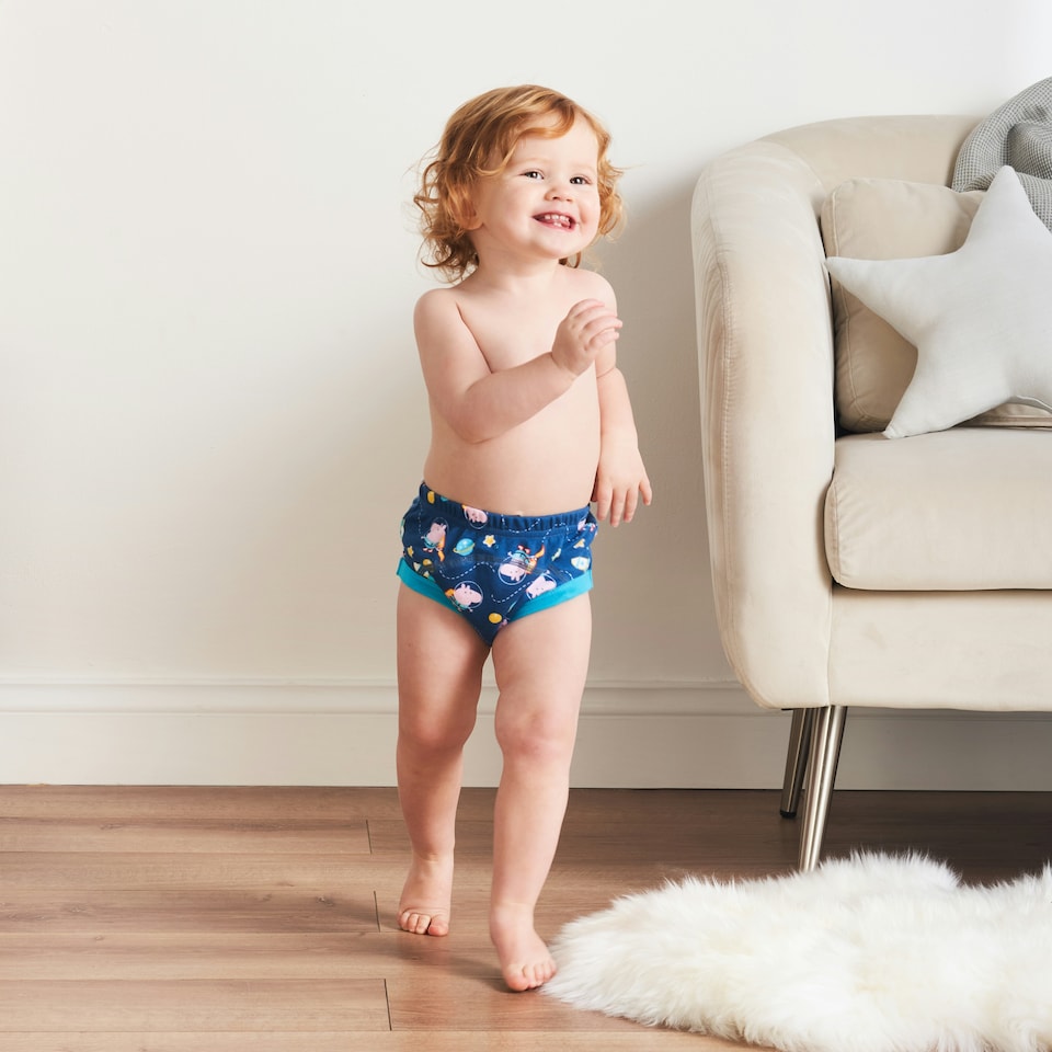 image 1 of Peppa Pig 3 Pack Reusable Potty Training Pants 18-24Months Blue