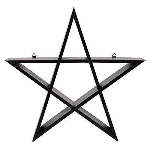 Something Different Pentagram Wall Art in Black