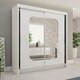 image 2 of Modern Sliding Wardrobe 120/150/180/203cm White/Black/Grey/Oak White | 180cm