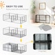 image 8 of PawHut 7 Panel Whelping Box for Dogs, Dog Playpen with Whelping Pads 