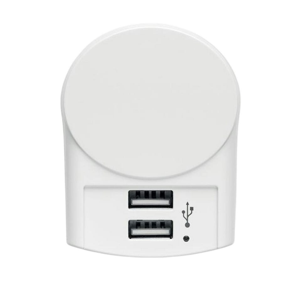 image 1 of MidOcean Skross USB Charger (EU Plug) - White - 6cm x 5cm x 6cm (UTMO1220)