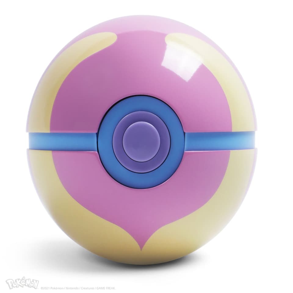 image 1 of Pokémon Die-Cast Heal Ball Replica | Pink