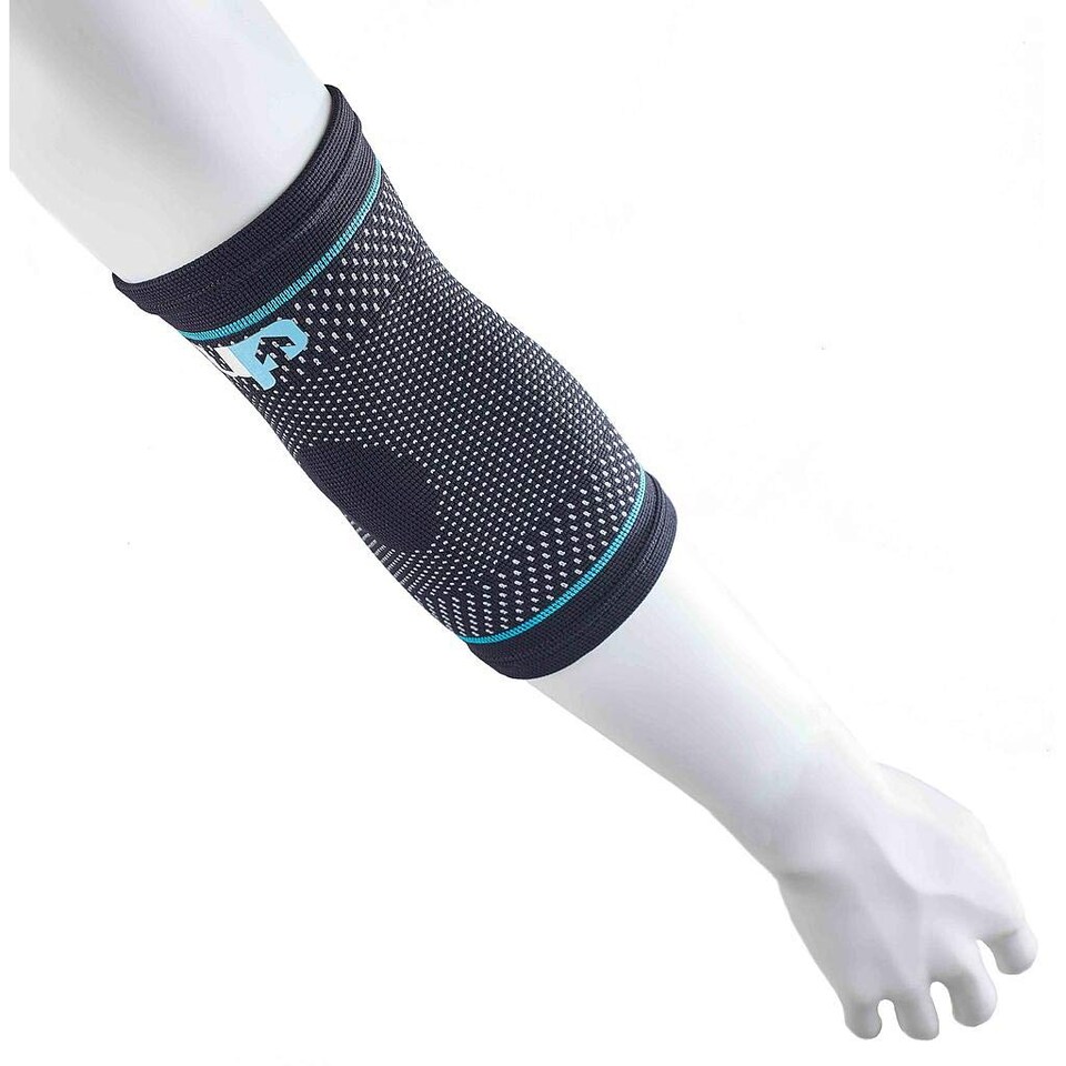 image 1 of Ultimate Performance Ultimate Compression Elastic Elbow Support, Small, Black/Blue