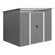 image 1 of Outsunny Garden Shed Outdoor Storage Tool Organizer w/ Double Sliding Door Grey