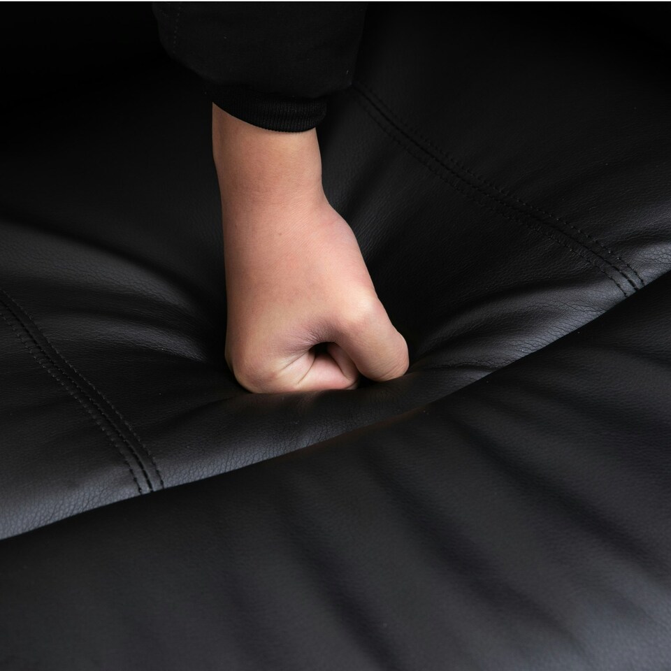 image 1 of HOMCOM Massage Recliner Chair Manual Reclining Chair with Footrest Remote Black