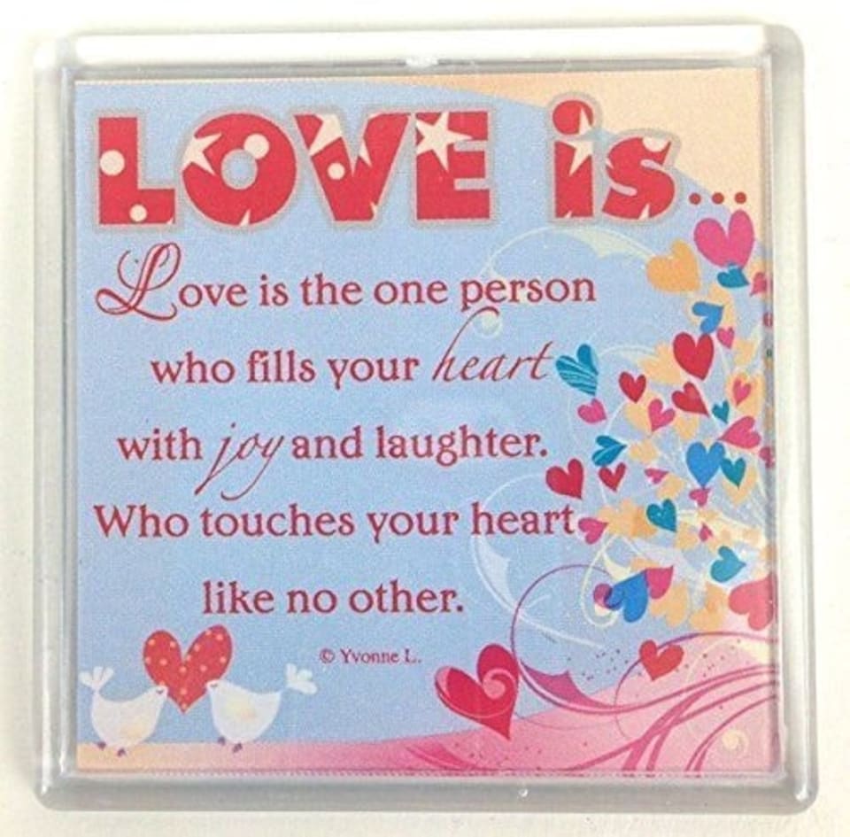 image 1 of Love is... Sentimental Fridge Magnet