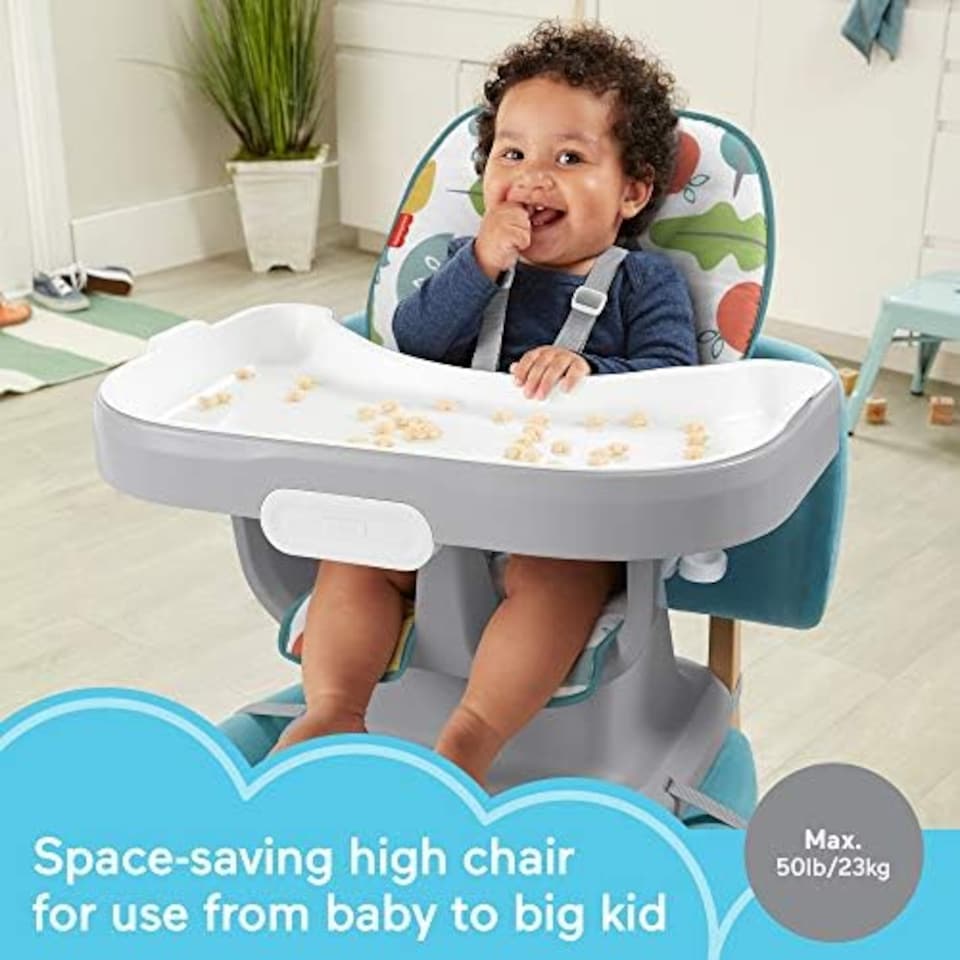 image 1 of Fisher Price Space Saver Simple Clean High Chair