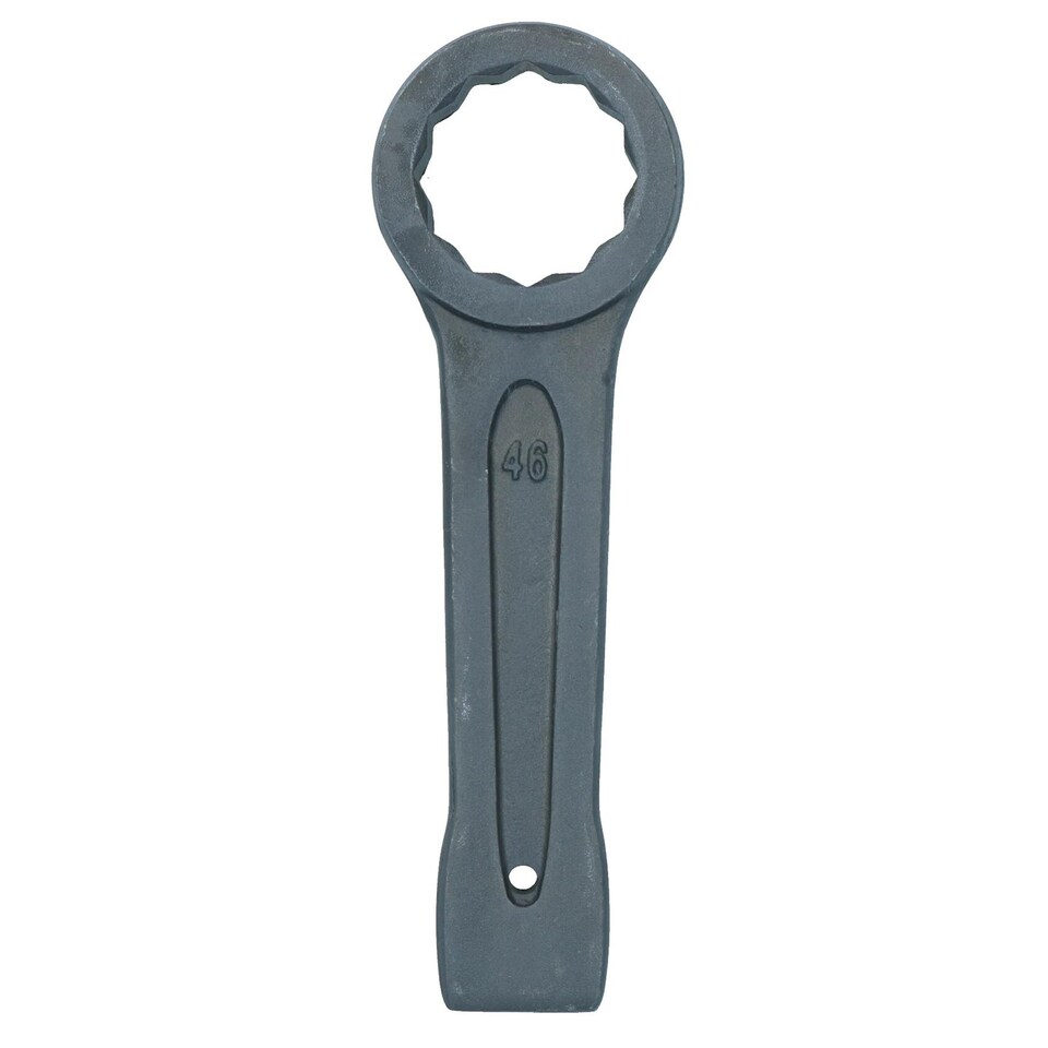 image 1 of 46mm Slogging Box End Striking Ring Wrench Spanner Bi-Hex 12 Sided Metric