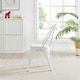 image 4 of Furniturebox 2x Colton 'Tolix' Style White Metal Dining Chairs