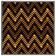 image 3 of Freehand horizontal zigzag chevron stripes boho chic (Picutre Frame) Black | M