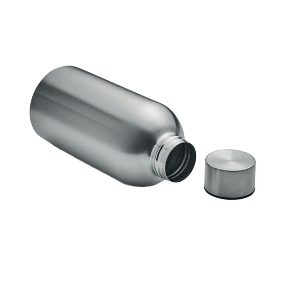 image 1 of MidOcean Athena Mid Single Wall 500ml Water Bottle - Matt Silver - One Size Multi | One Size