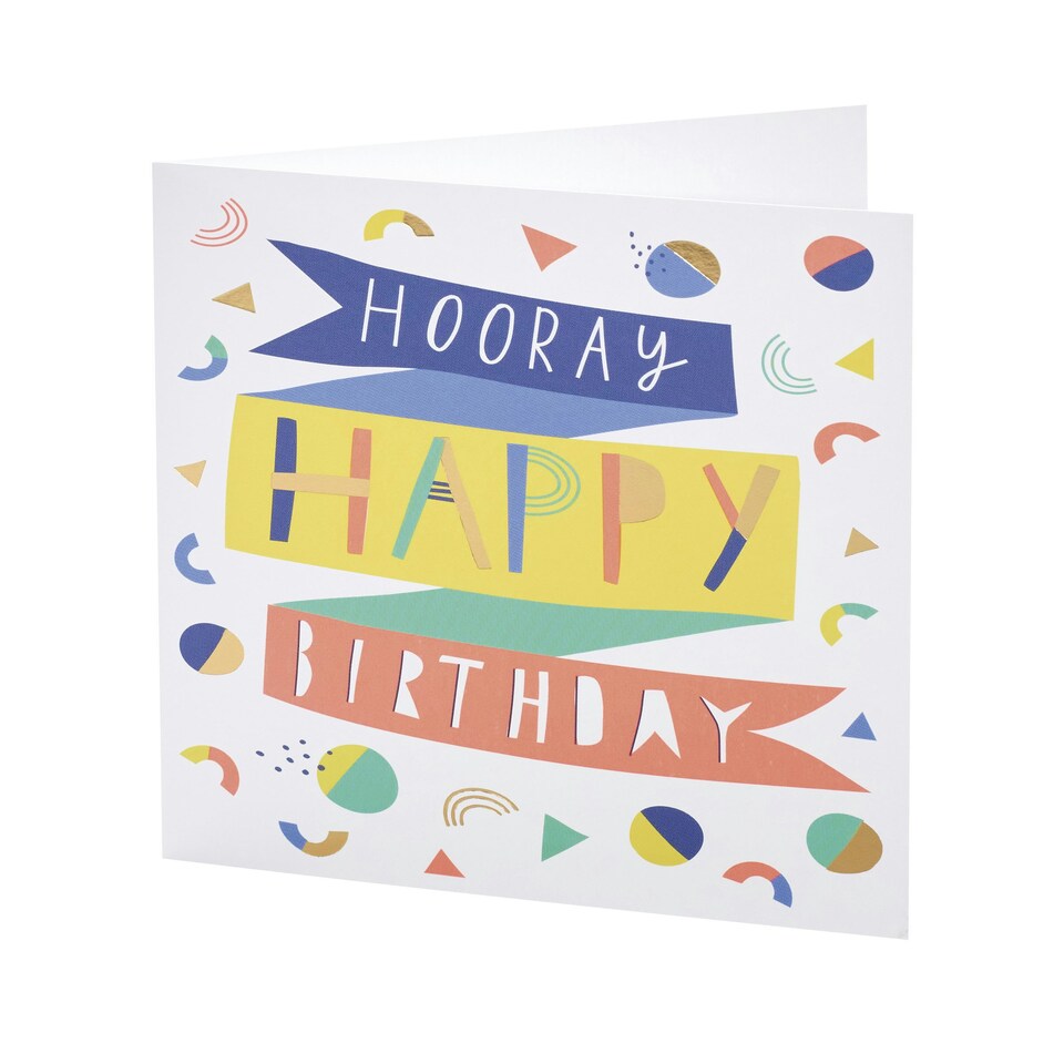 image 1 of Birthday Card - Hooray