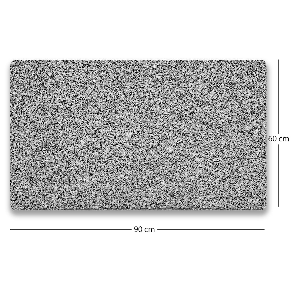 image 1 of Spaghetti Anti Slip Loofah Shower/Bath Mat 90cm x 60cm