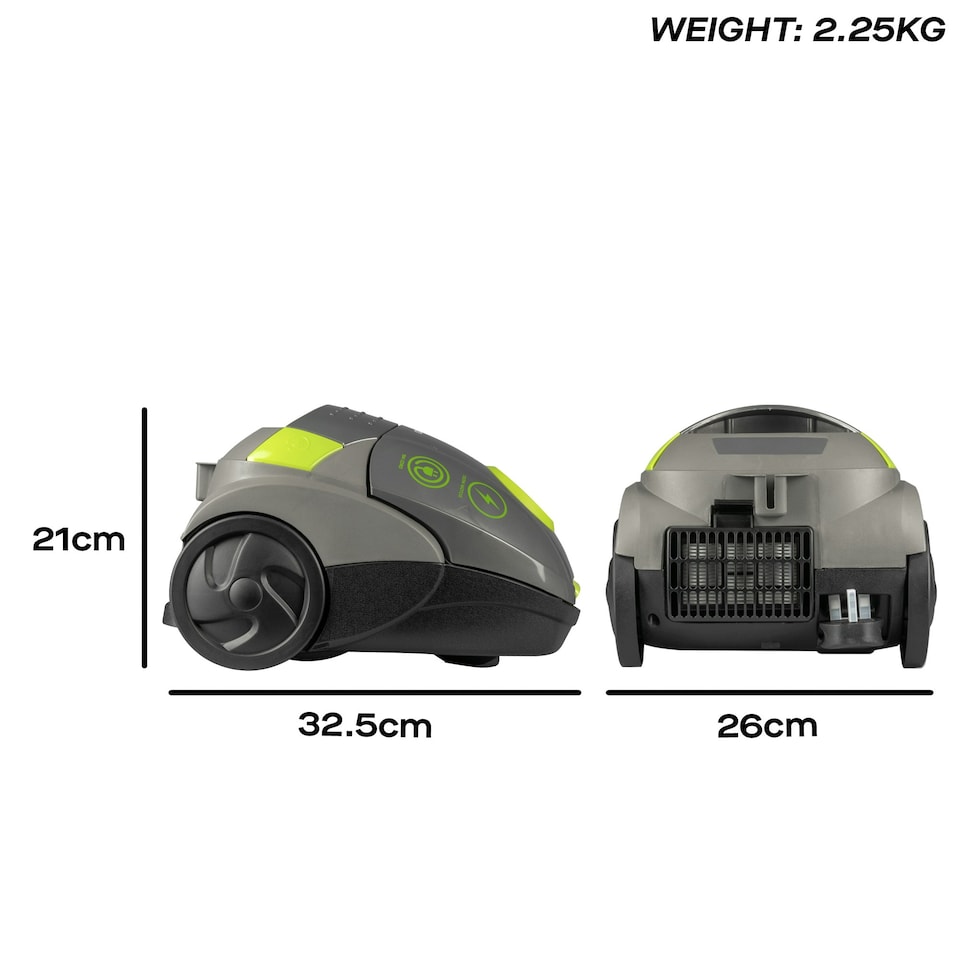 image 1 of Daewoo Tornado Compact Bagged Vacuum Cleaner Mobile Easy Carry Lightweight