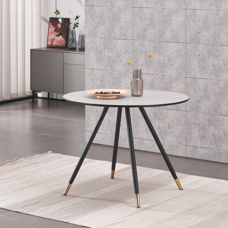 image 1 of Dorchester Lux Dining Table Single White