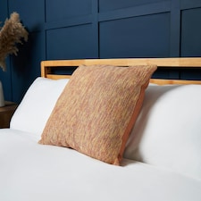 BHS Two-Tone Cushion, Terracotta Orange | Terracotta