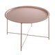 image 10 of Bjarni Coffee Table Metal Side Table in Blush Pink Black