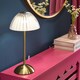 image 2 of OHS Ribbed Dome Bedside Lamp LED Rechargeable Cordless Night Light