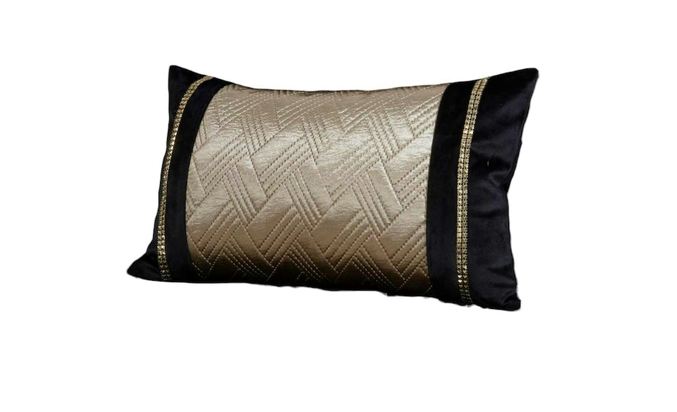 image 1 of Capri Cushion - Gold - 30x50cm