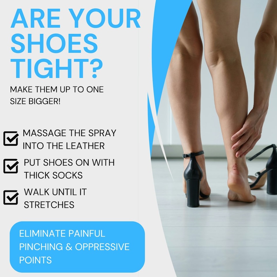 image 1 of Shoe Stretch Spray - Soften & Stretch Leather Shoes & Boots 150ml