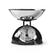 image 1 of Melissa Retro Mechanical Kitchen Scales, with Large Dial and Removable Stainless Steel Bowl, 5kg Capacity, 25g Accuracy - Black