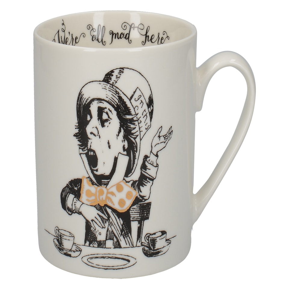 image 1 of V&A Alice in Wonderland Mug White 350ml | White