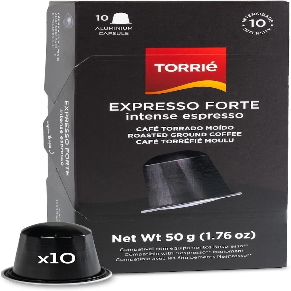 image 1 of Intense Aluminium Nespresso ® Compatible Coffee Capsules (10 Pods)