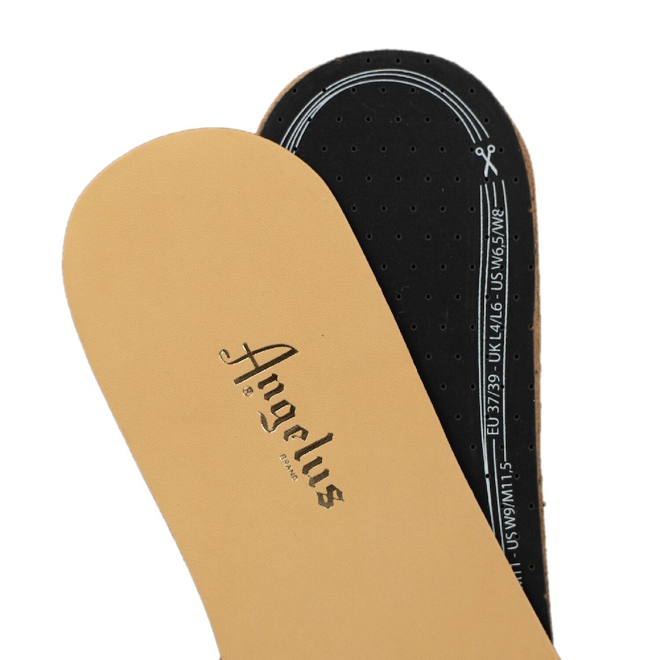 image 1 of Angelus Classic Leather Insoles - Cut to Size Custom Fit Comfort | Brown