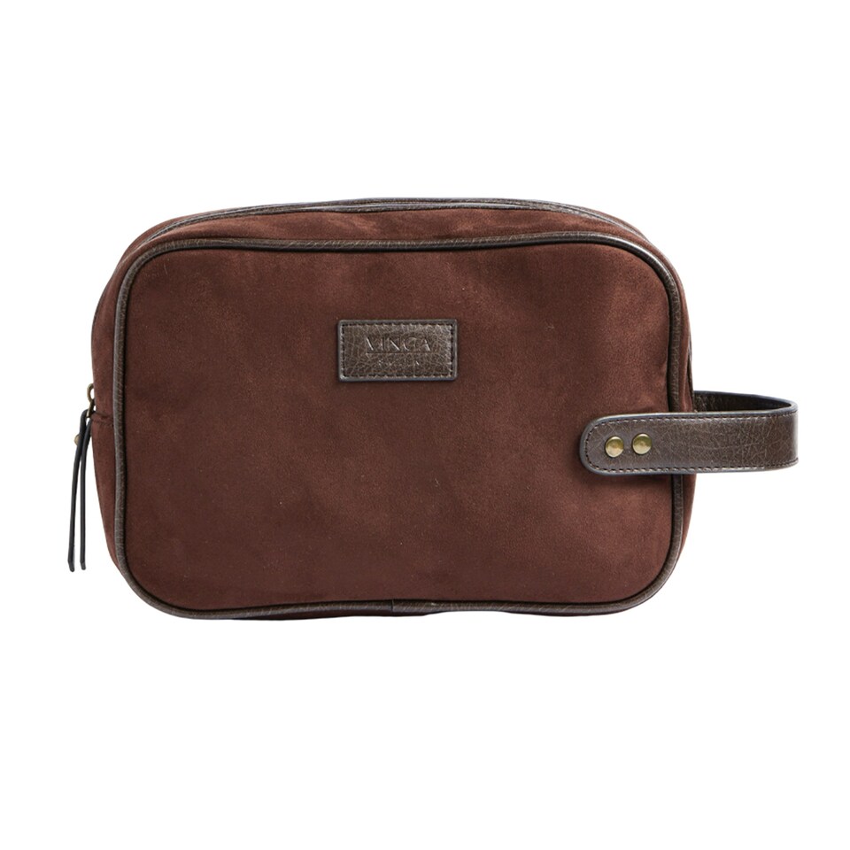 image 1 of Vinga Hunton Toiletry Bag - Brown - One Size | Brown