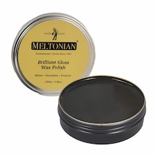 Meltonian Brilliant Gloss Wax Polish - High Gloss Durable Protection 100ml | Brown | Dark Brown