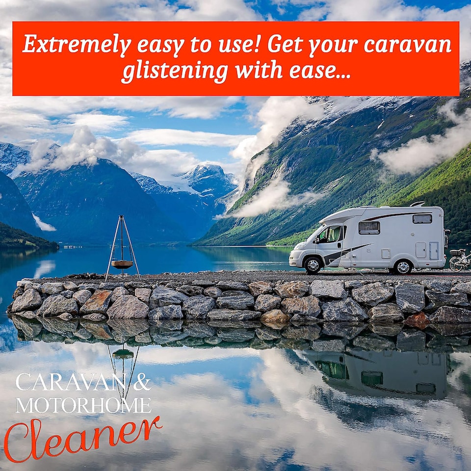 image 1 of Homefront Caravan and Motorhome Cleaner Deeply Cleans to Remove Black Streaks Dirt and Grime Easy to Use Formula (8 Litres)