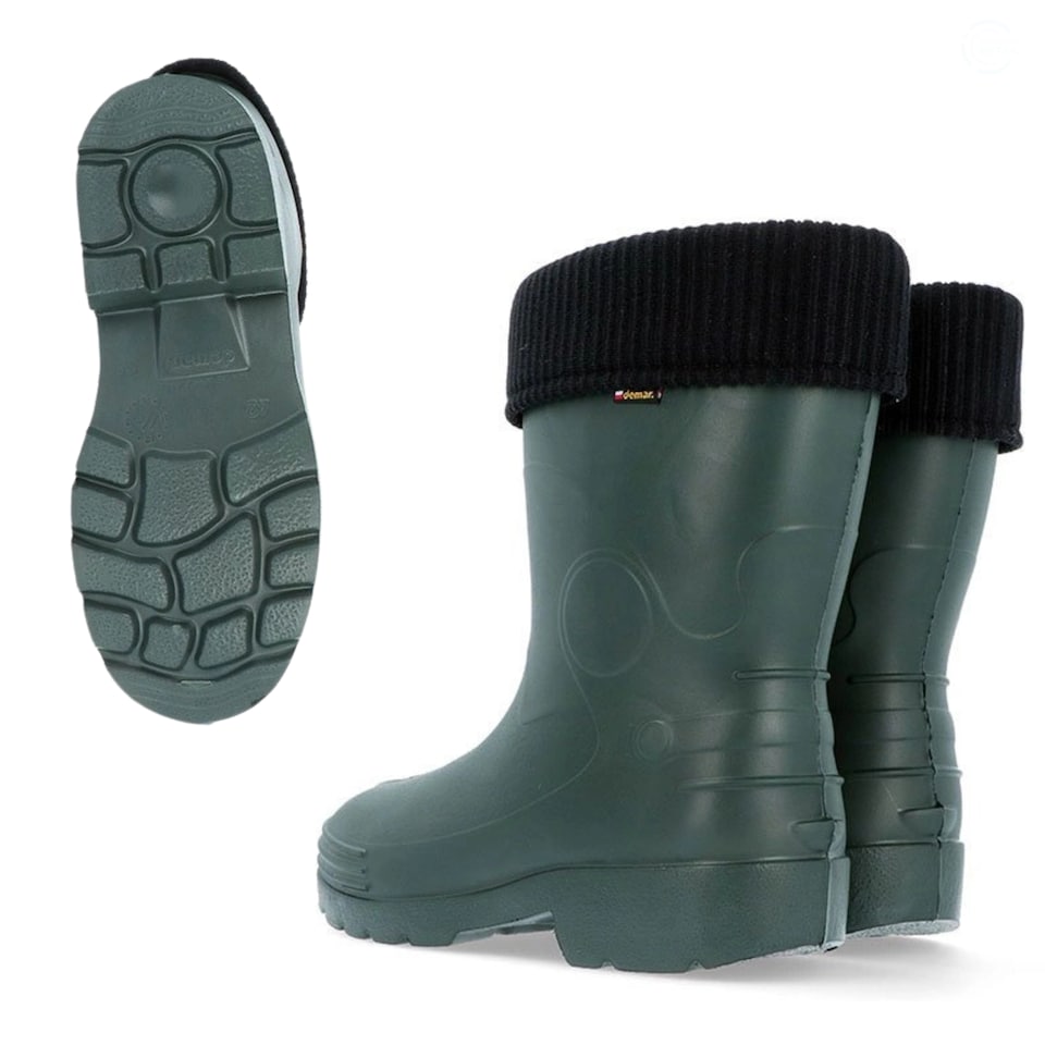 image 1 of Demar Farmer Men's EVA Rain Boots with Removable Insert, Green, EU 41