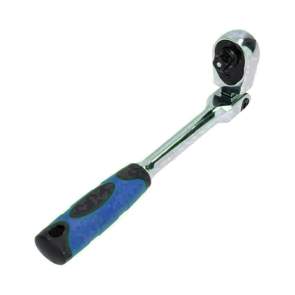 image 1 of 3/8" Drive Flexible Ratchet Socket Driver Flexi Head 72 Teeth Quick Release