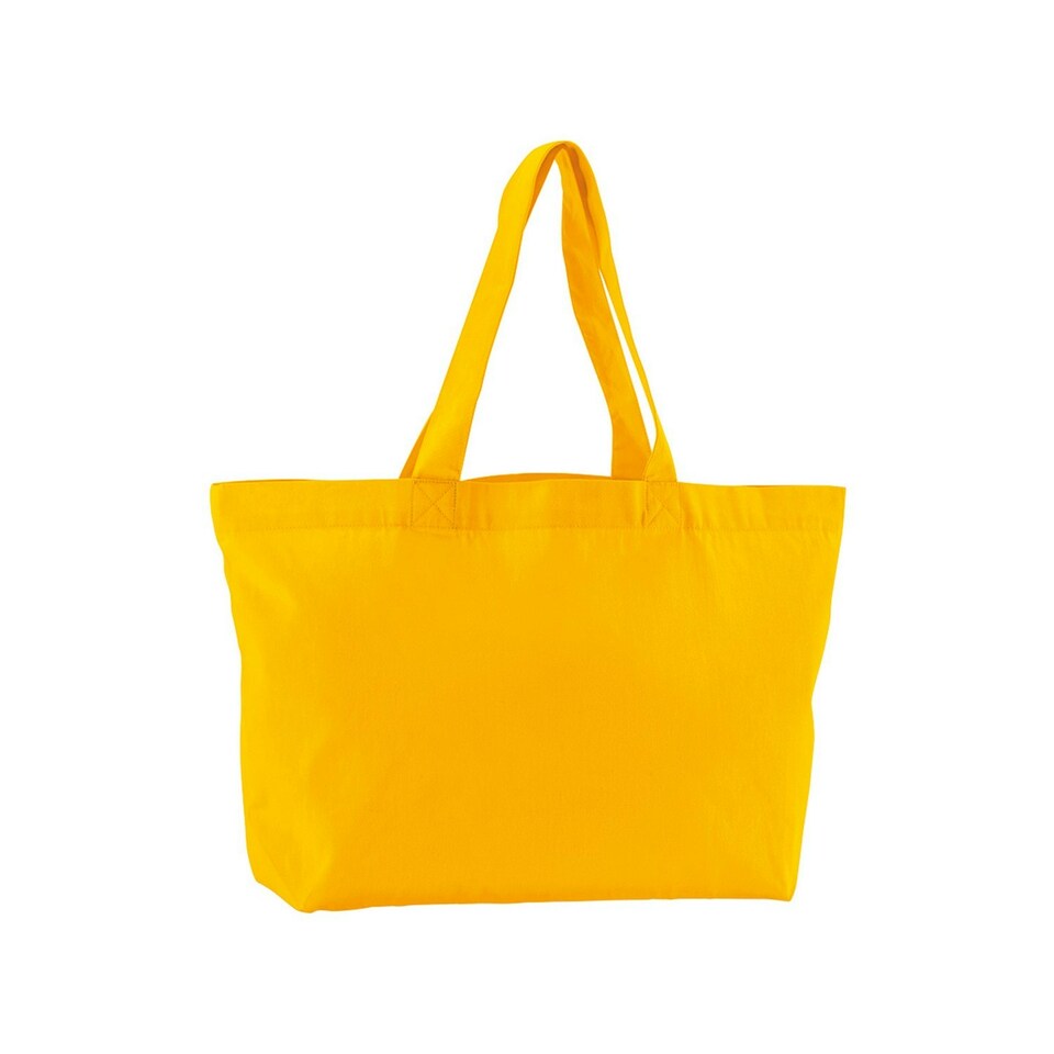 Westford Mill EarthAware Twill Shopper Bag - Sunflower - One Size Yellow